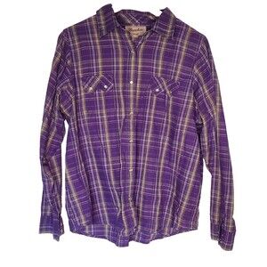 Wrangler Button Up Long Sleeve Shirt XXL